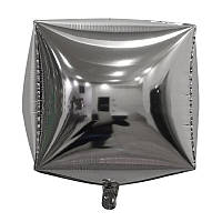 Фольгований куб 22" срібло (Китай)