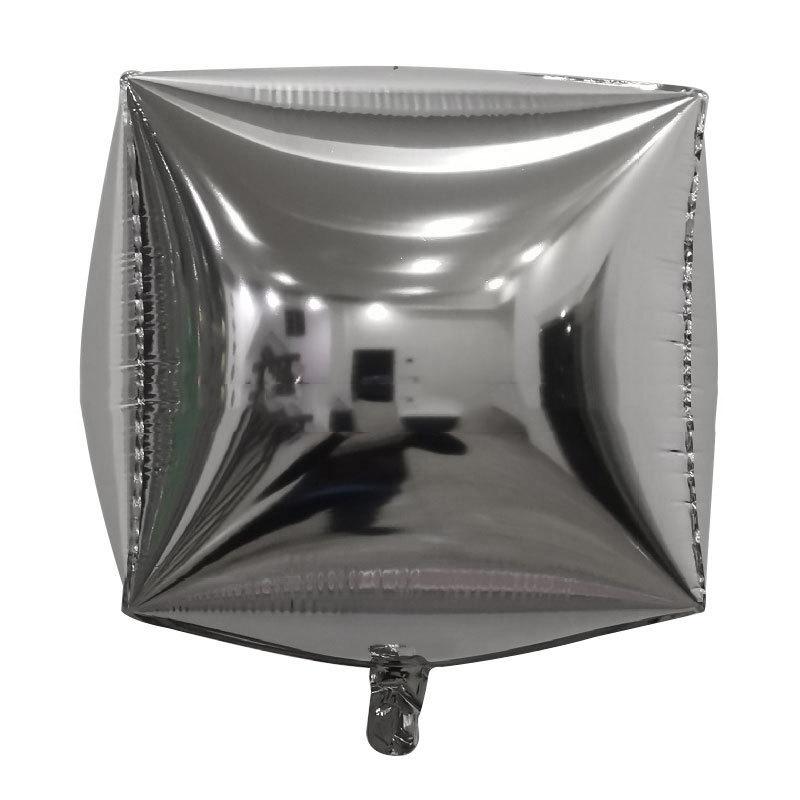 Фольгований куб 22" срібло (Китай)