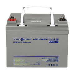 Акумулятор мультигелевий logic power LPM-MG 12 V — 33 Ah