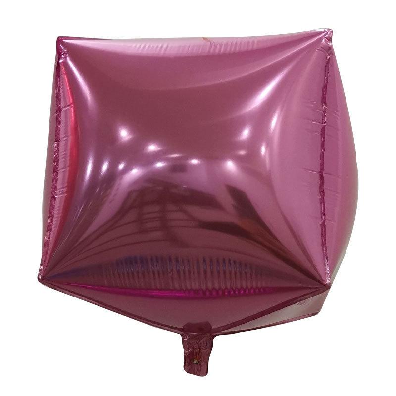 Фольгований куб 22" рожевий (Китай)