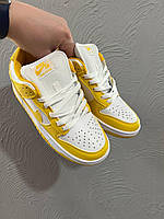 Кроссовки, кеды отличное качество Nike SB Dunk Low Yellow White Размер 36