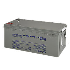 Акумулятор мультигелевий LogicPower LPM-MG 12 V — 200 Ah