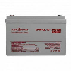 Акумулятор гелевий LPM-GL 12 V — 100 Ah