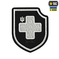 M-Tac нашивка Хрест ЗСУ (вишивка) Black