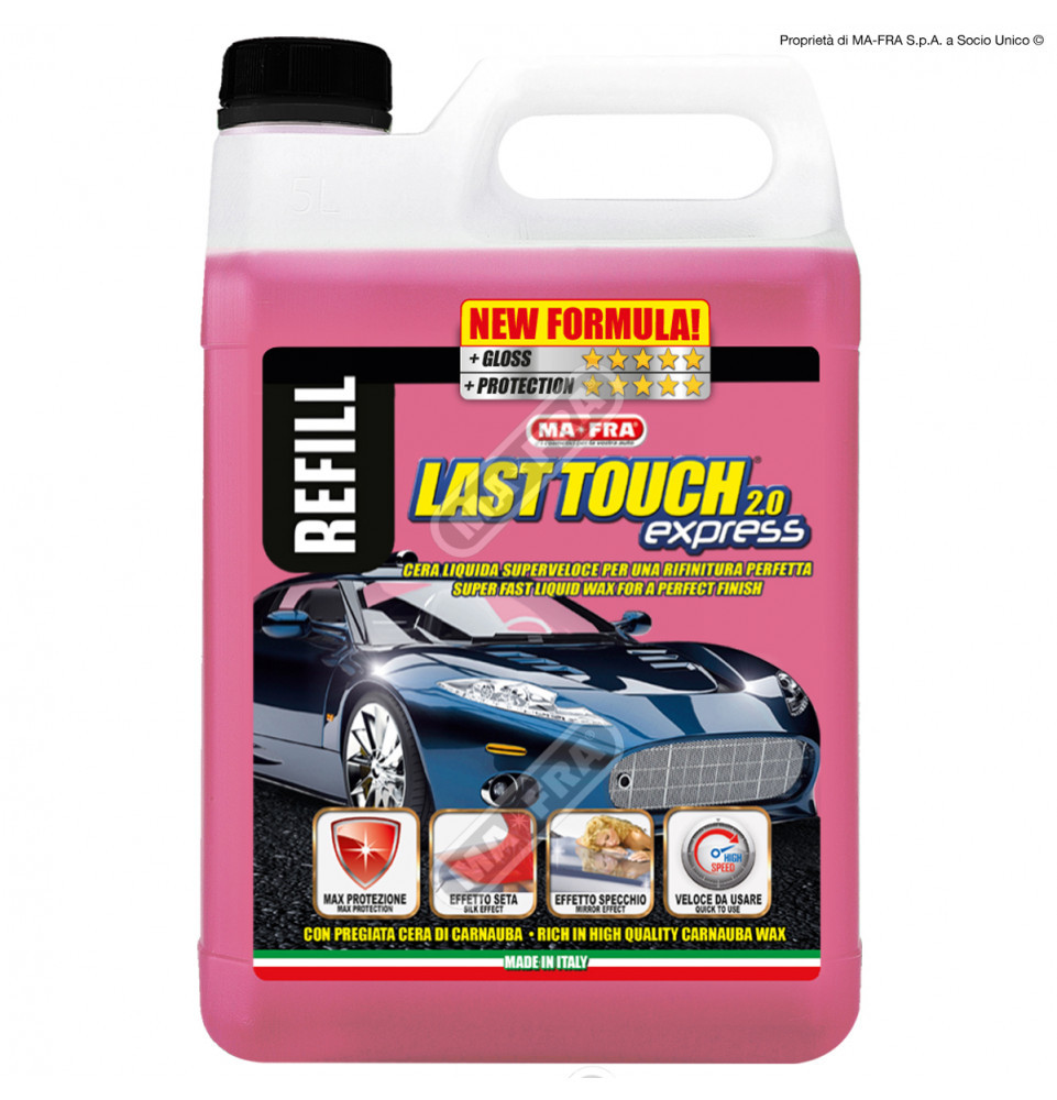 Ma Fra Рідкий віск Carnauba для екстер'єру автомобіля Last touch express 500 ML