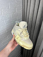 Nike Air Jordan 4 Beige v2 кроссовки и кеды высокое качество Размер 37