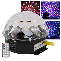 Диско шар колонка MP3 с bluetooth - LED Magic Ball со светомузыкой (2043)