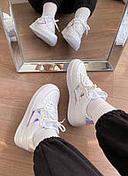 Кроссовки, кеды отличное качество Nike Air Force 1 Low White Silver Размер 38