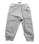 Спортивний костюм дитячий Туреччина 1 рік для дівчинки трикотажний сірий (КДМ27), фото 2