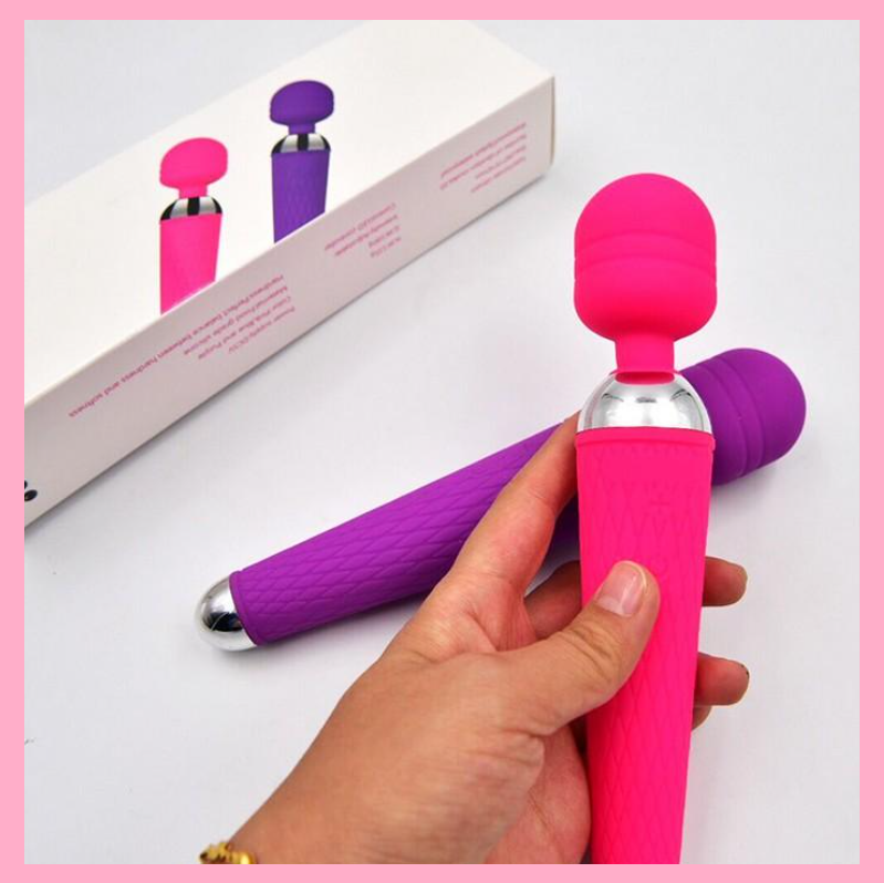 Вібратор масажер кліторний і вагінальний стимулятор, Вібромасажний мікрофон, що перезаряджається, Інтимні іграшки, фото 1