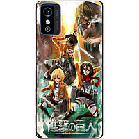 Силіконовий бампер чохол для ZTE Blade L9 з малюнком Атака на Титанів