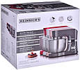 Планетарний міксер, тістоміс HEINRICH'S HKM 6278 Червоний (1300 Вт, 6.2 л, Німеччина), фото 10