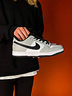 Кроссовки, кеды отличное качество Nike Dunk Low Grey White Размер 36