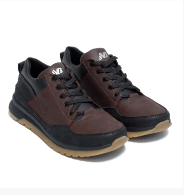 Чоловічі шкіряні кросівки New Balance Clasic Brown, фото 1