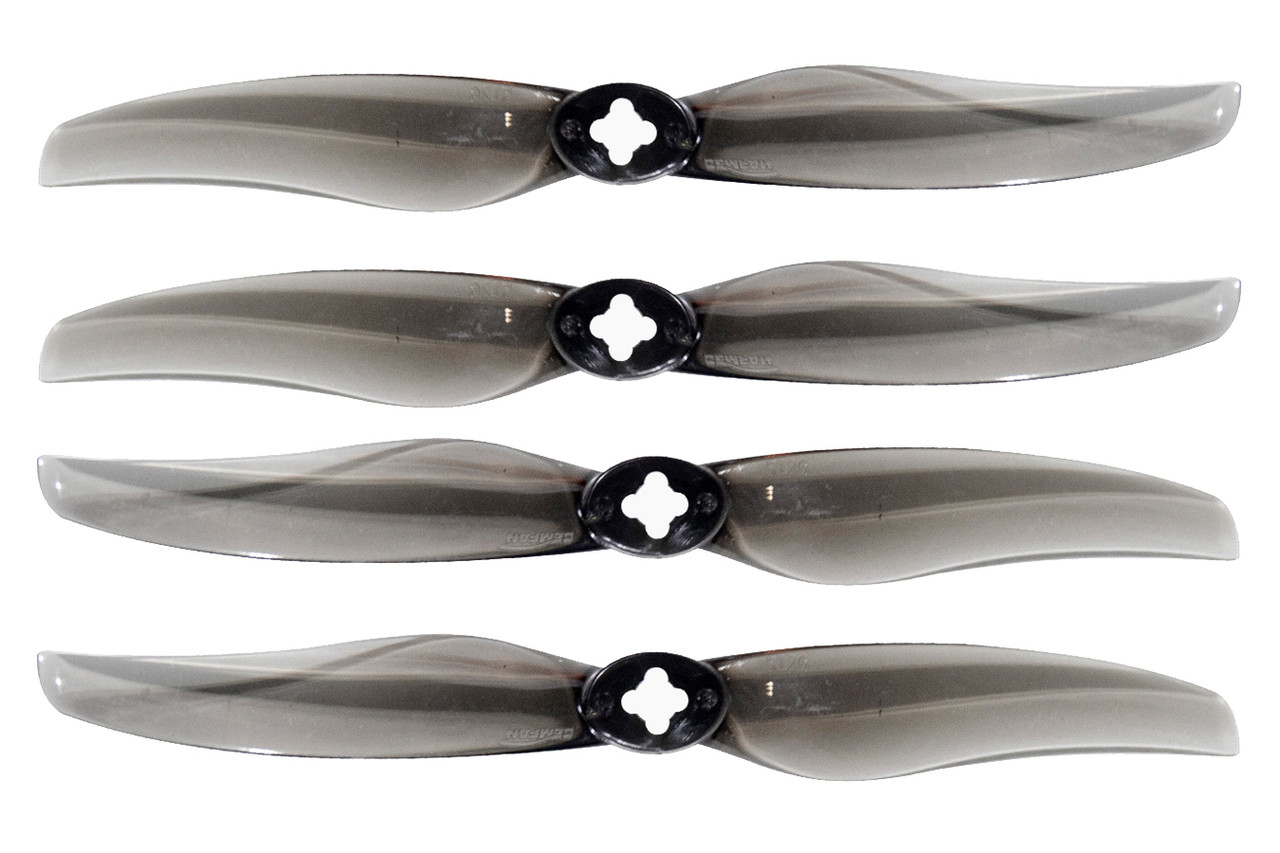 Пропелери GemFan Long Range 5126-2 2мм+M5 полікарбонат 2CCW+2CW (Clear Gray) (HM)