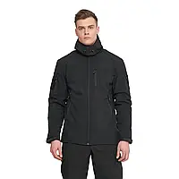 Курточка Тактическая чёрная Soft shell, Combat, чёрная софт шелл курточка 3XL