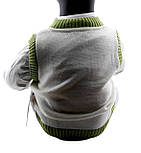 Спортивний костюм дитячий Туреччина 1, 2 роки з жилеткою в'язаною для дівчинки білий (КДМ46), фото 4