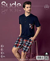 Чоловічий набір для дому та сну Sude розміром М, Футболка та шорти.