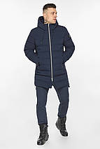 Модна чоловіча куртка зимова колір темно-синій модель 49023 50 (L), фото 2