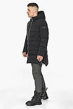 Зимова чоловіча куртка середньої довжини чорна модель 49023 50 (L), фото 2
