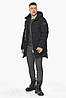 Зимова чоловіча куртка середньої довжини чорна модель 49023 50 (L), фото 5