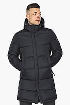 Стильна чоловіча чорна куртка зимова модель 49773, фото 3