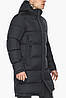 Стильна чоловіча чорна куртка зимова модель 49773, фото 6