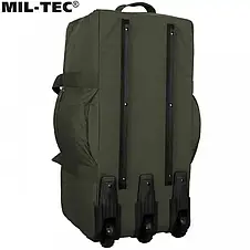 Сумка-рюкзак армійська на колесах 118 л Олива Mil-Tec 13854001, фото 4