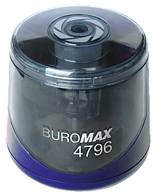 Стругачка Buromax автоматична з контейнером синя (BM.4796)