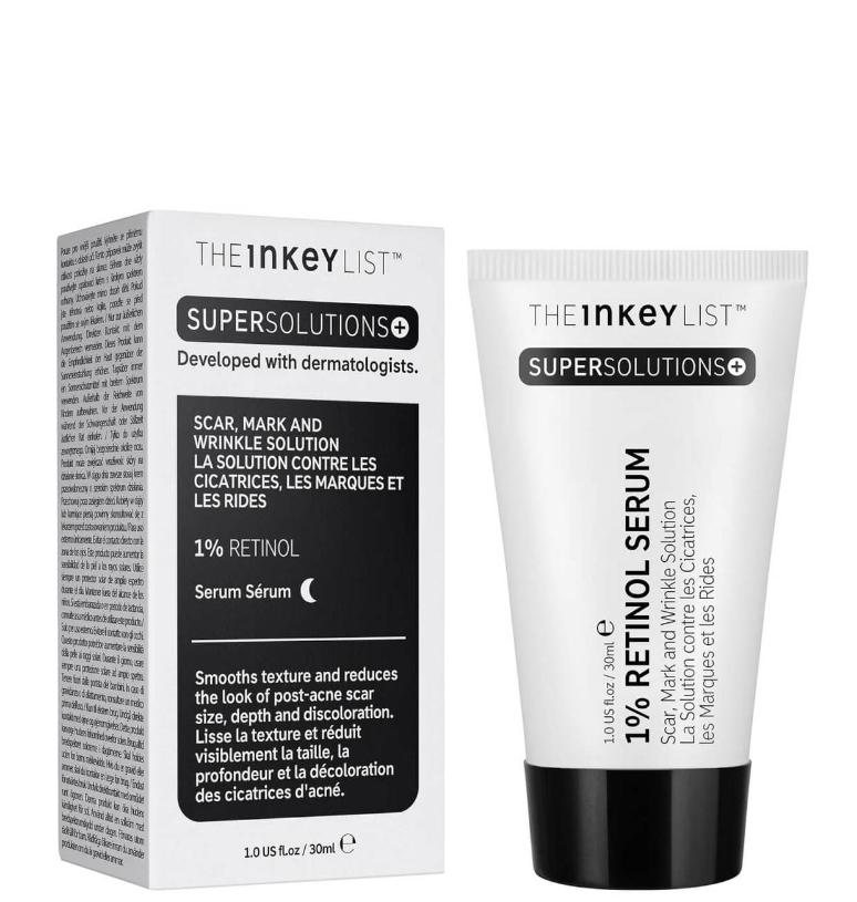The Inkey List 1% Retinol Scar, Mark and Wrinkle Solution омолоджуюча сироватка з 1% ретинолом