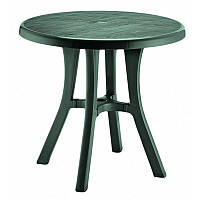 Пластиковый круглый стол зеленый 80x73,5 см 166245