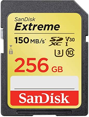 Карта пам'яті SANDISK 256GB SDXC class 10 UHS-I U3 Extreme