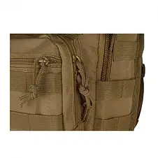 Рюкзак тактичний однолямовий Mil-tec 10 л койот 14059105, фото 4