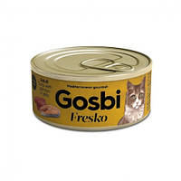 Вологий корм для котів Gosbi Fresko Cat Adult Tuna & Salmon