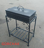 Кришка для жаровні мангалу на 10 шампурів (650х350 мм), фото 5