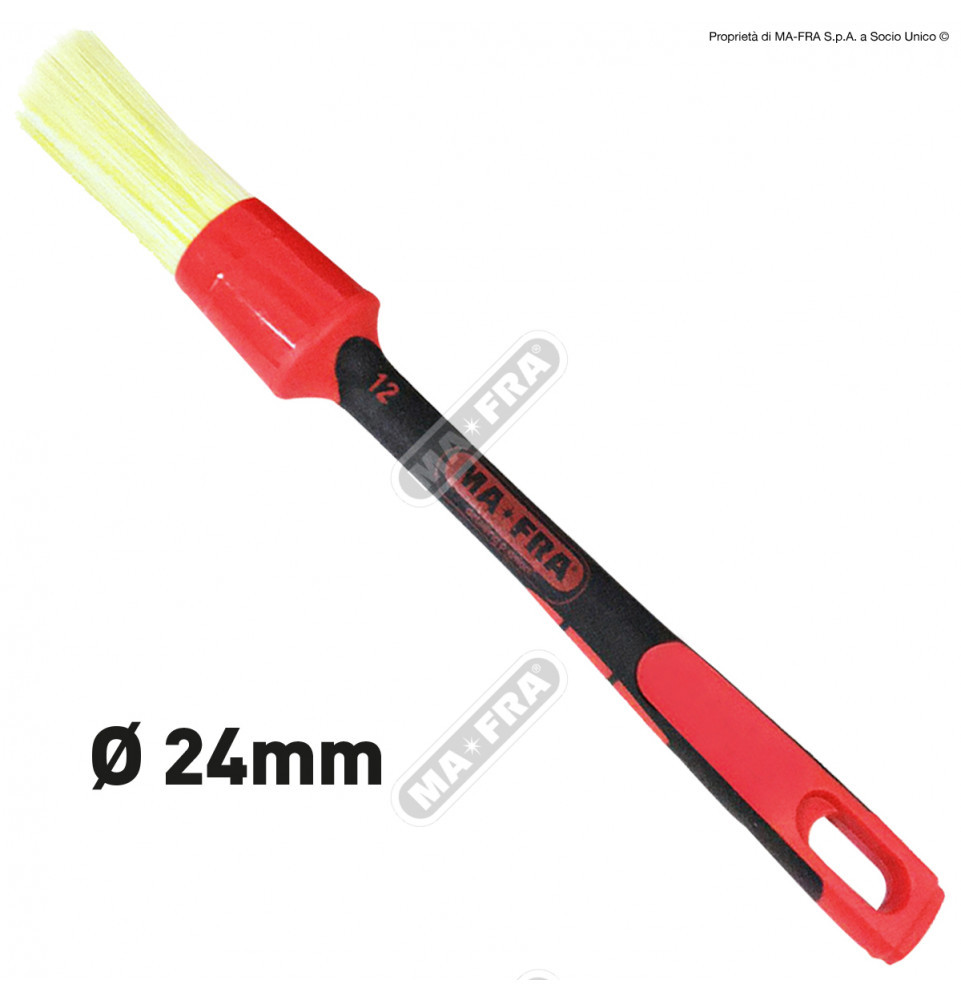 Пензлик для детейлингу високої якості Ma-Fra WHITE 12 (24 мм)