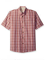 Рубашка Wrangler Authentics Sleeve Plaid Woven Mecca Orange ZHESP7О, размер М