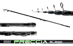 Вудка для бічного кивка Goss Freccia 4 м карбон з кільцями тест 30-60 G