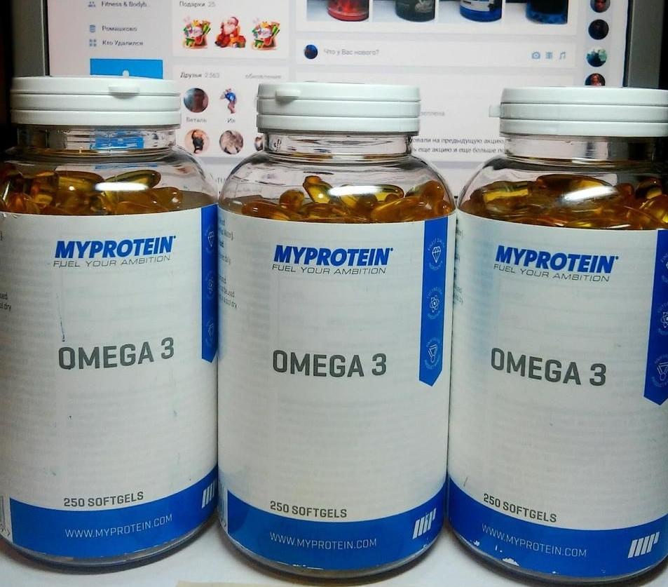 Купити Омега 3 Myprotein Omega 3 250 капсул майпротеїн риб'ячий жир