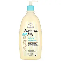 Aveeno, детское увлажняющее средство для мытья тела и шампунь, с легким запахом, 532 мл (18 жидк. унций) Киев