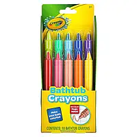 Crayola, Crayola, карандаши для ванной, для детей в возрасте от 3-х лет, 9 карандашей, + 1 бонусный карандаш