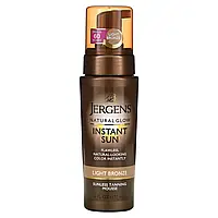 Jergens, Natural Glow, Instant Sun, мусс для автозагара, светло-бронзовый, 177 мл Киев