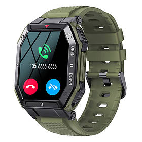 Чоловічий Розумний смарт-годинник Smart-Watch Modfit Shockwave Army Green