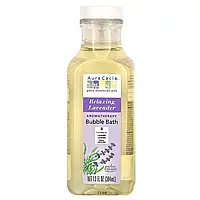 Aura Cacia, Ароматная пена для ванн, расслабляющая лаванда, 13 жидких унций (384 мл) Киев