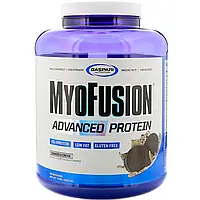 Gaspari Nutrition, MyoFusion Advanced, протеин, печенье и сливки, 1814 г (4 фунта) Киев