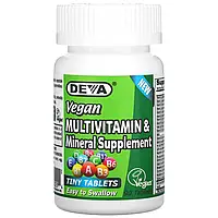 Deva, мультивитаминная и минеральная добавка, для веганов, 90 таблеток Киев