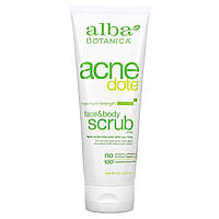 Alba Botanica, Acne Dote, скраб для лица и тела, не содержит масла, 227 г (8 унций) Киев