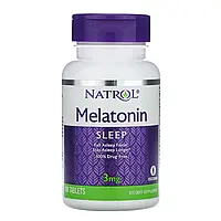 Natrol, Melatonin (Мелатонин), 3 мг, 60 таблеток Киев