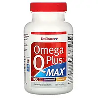 Dr. Sinatra, Omega Q Plus MAX, 60 Softgels Киев