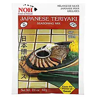 NOH Foods of Hawaii, Японская смесь приправ терияки, 42 г (1 1/2 унции)